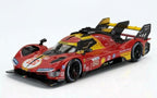 Ferrari 499P 3.0L V6 Turbo Nr. 50 – Le Mans Sieger 2024 - rot - Bburago 1:18