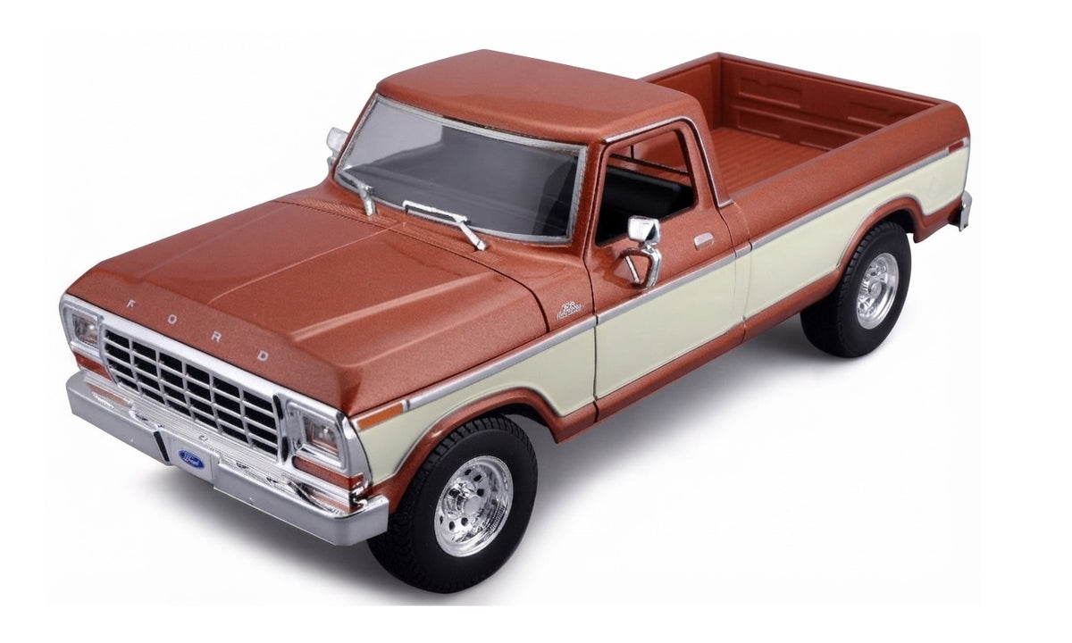 Ford F-150 Pick-Up 1979 – braun - weiss Maisto 1:18