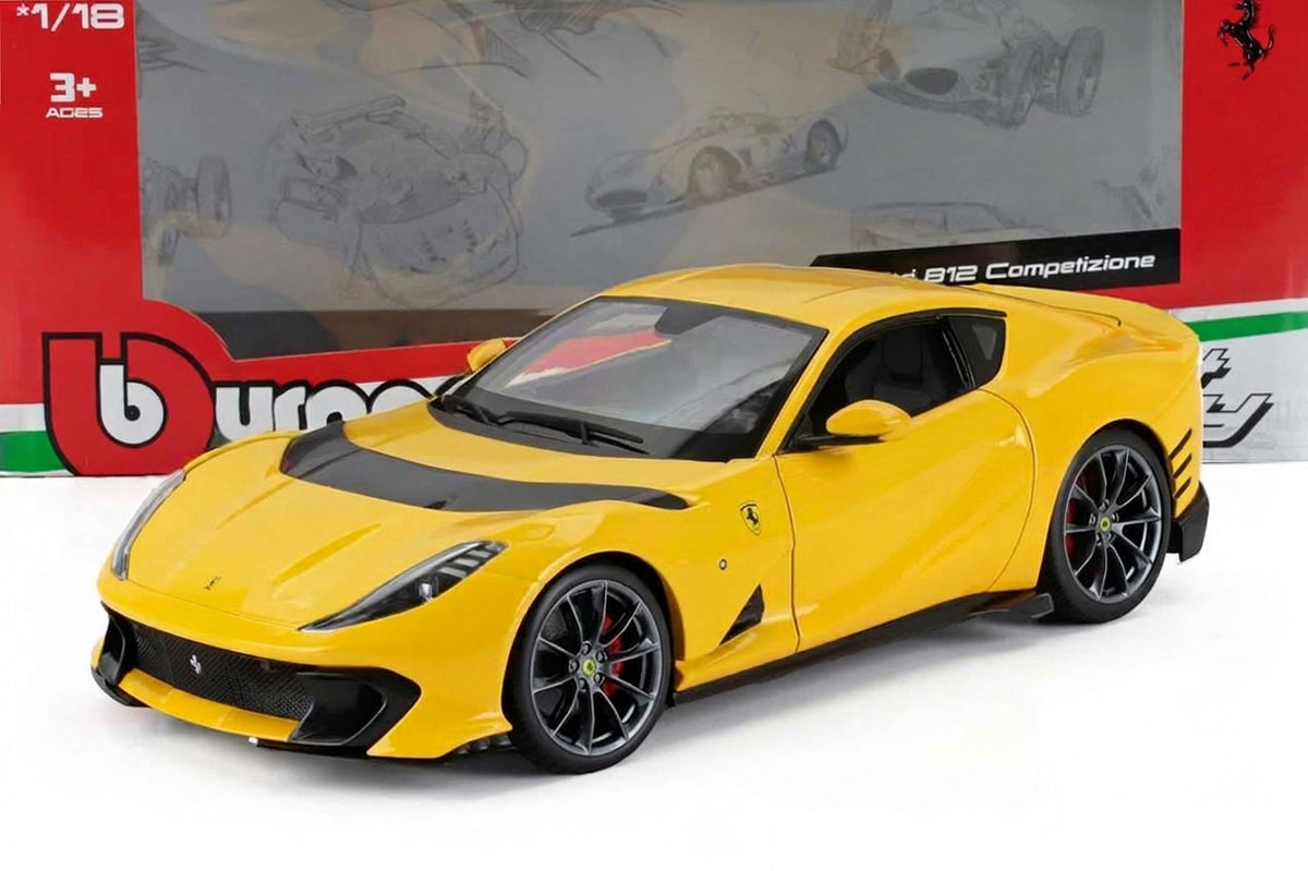 FERRARI 118 812 COMPETIZIONE 2021 - gelb - Bburago 1:18