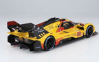 Ferrari 499P 3.0L TURBO V6 TEAM #83 – AF Corse, Le Mans 2024  - gelb, rot - Bburago 1:18