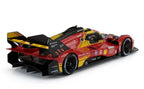 Ferrari 499P 3.0L V6 Turbo Nr. 50 – Le Mans Sieger 2024 - rot - Bburago 1:18