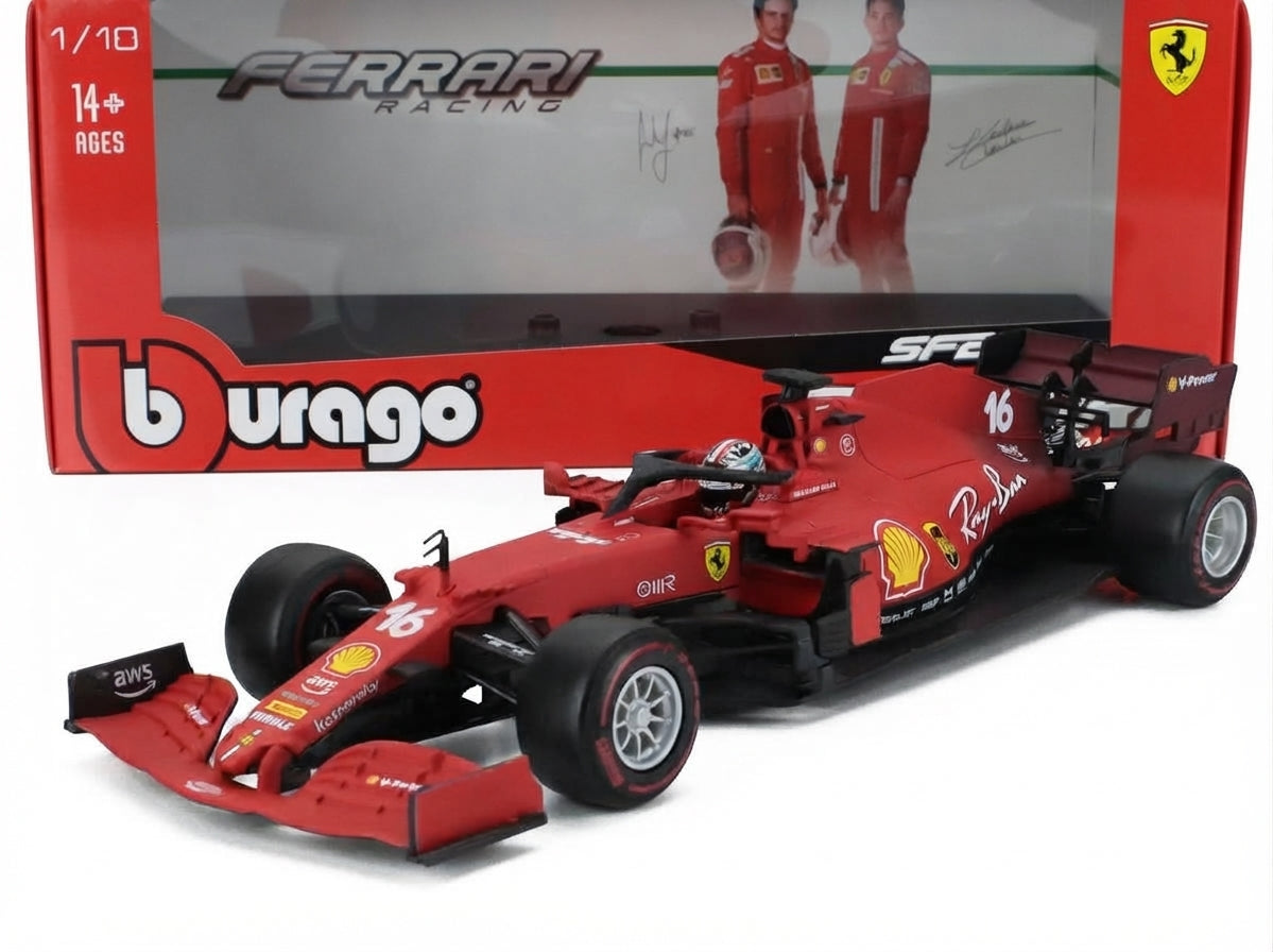 Ferrari F1 SF21 Nr. 16 – Charles Leclerc – Saison 2021 - mattrot - Bburago 1:18