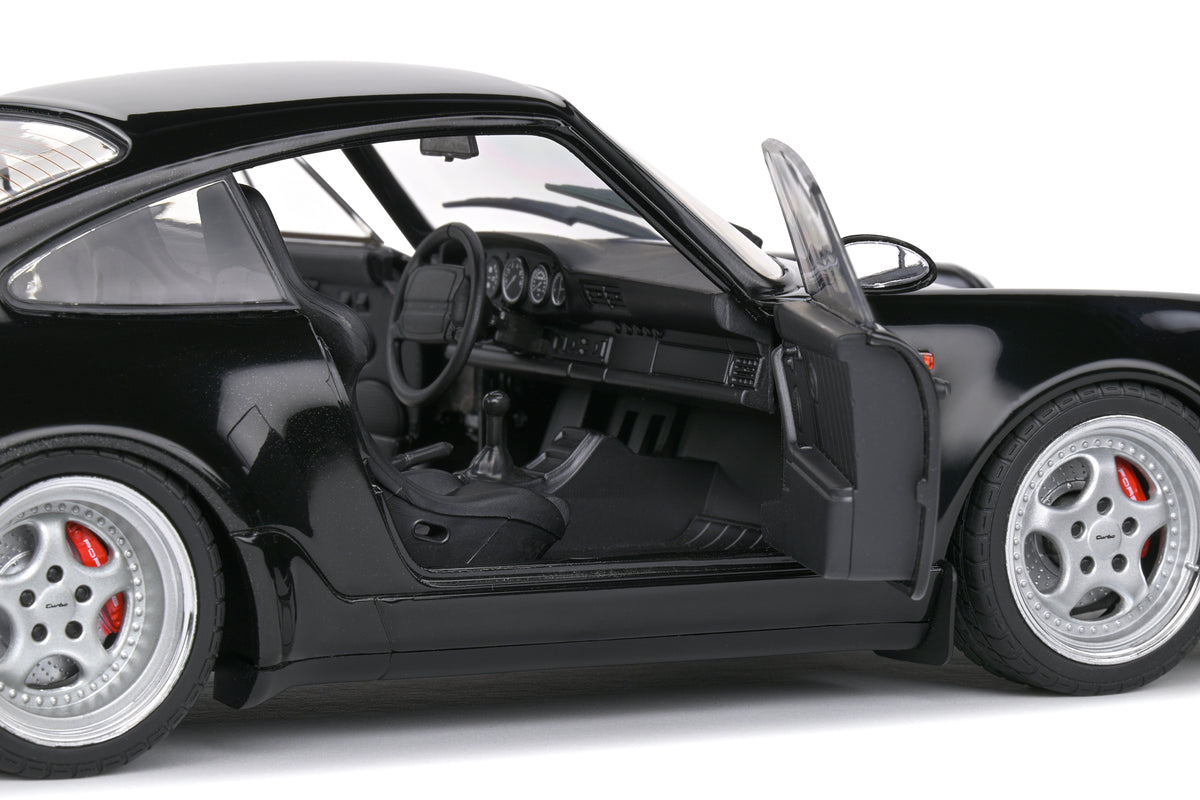 Porsche 911 (964) Carrera 2 Coupé, 3,6 l - schwarz - Solido 1:18