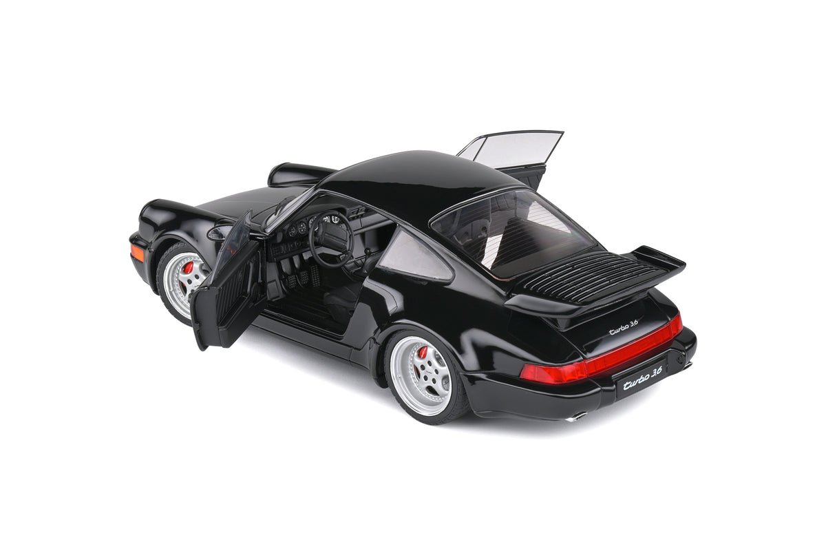 Porsche 911 (964) Carrera 2 Coupé, 3,6 l - schwarz - Solido 1:18