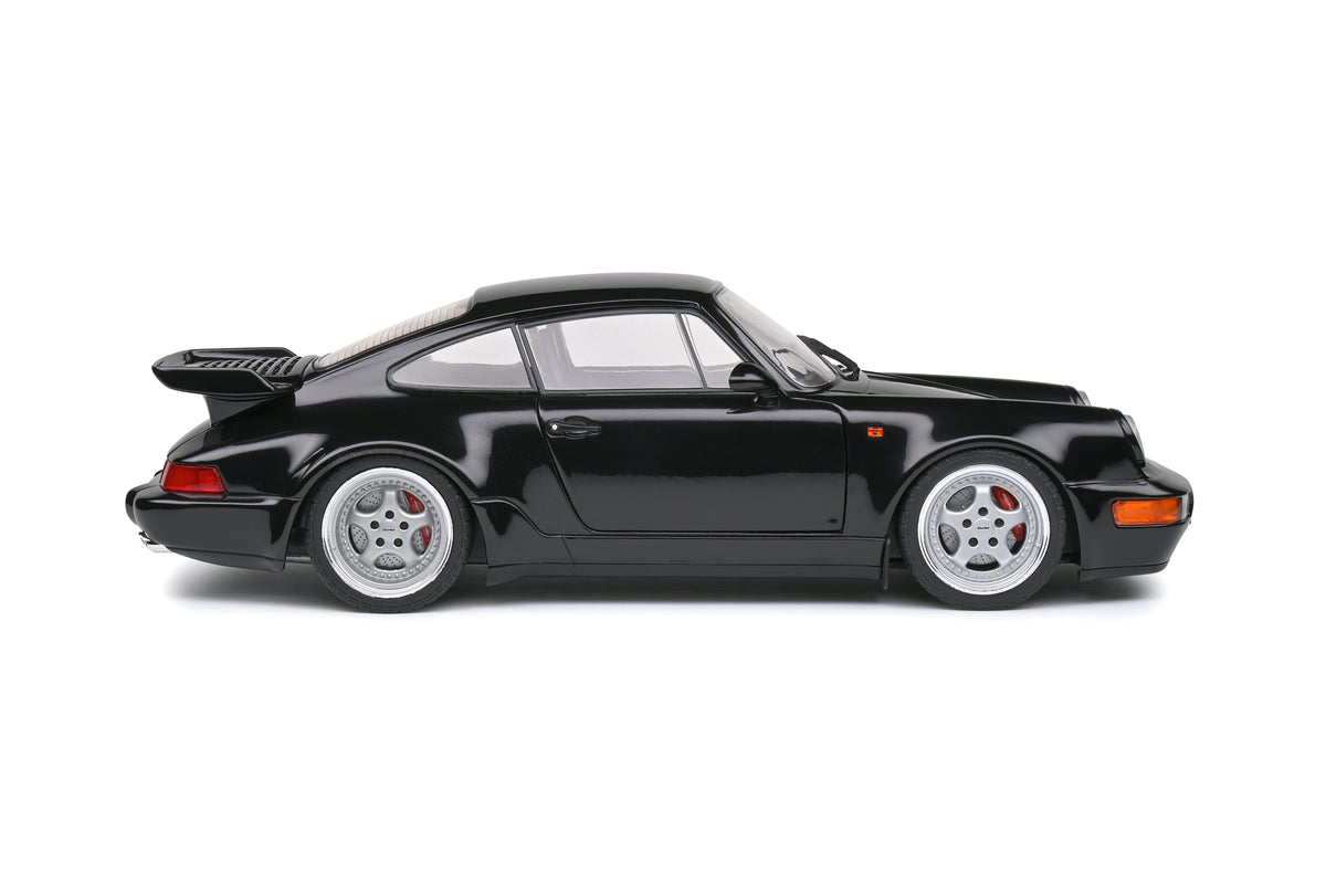 Porsche 911 (964) Carrera 2 Coupé, 3,6 l - schwarz - Solido 1:18