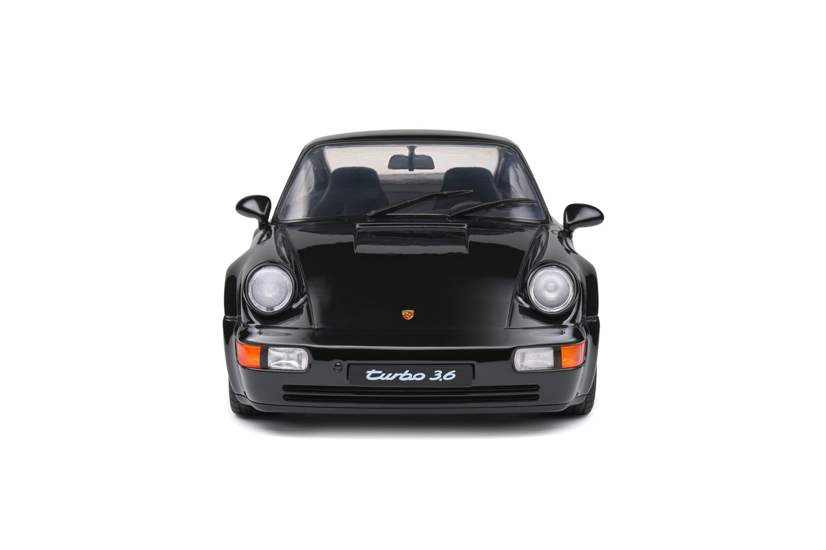 Porsche 911 (964) Carrera 2 Coupé, 3,6 l - schwarz - Solido 1:18