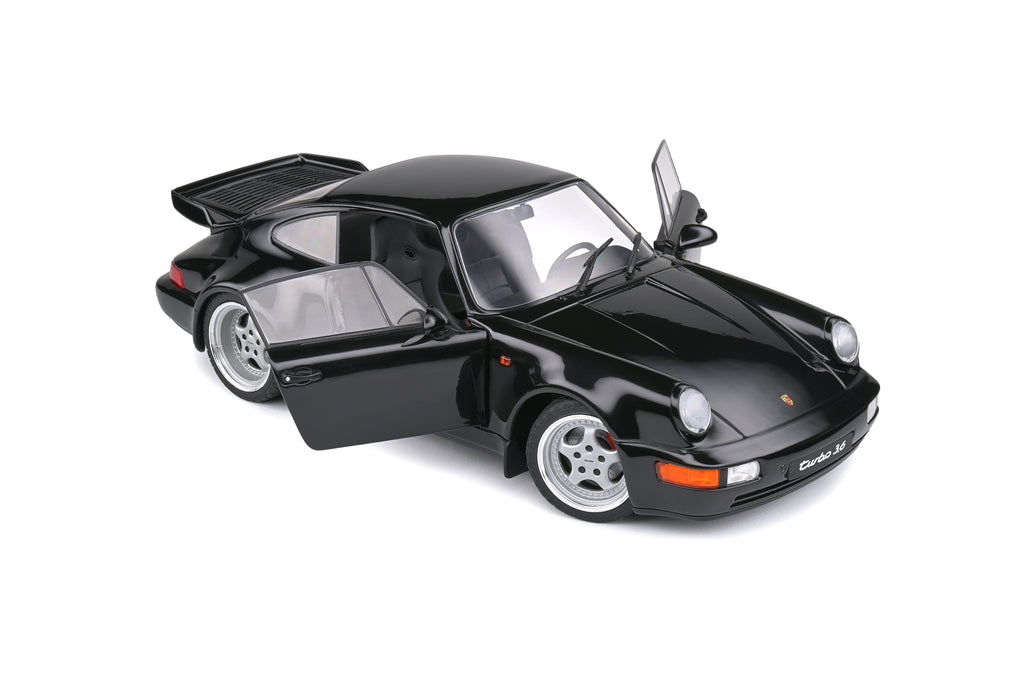 Porsche 911 (964) Carrera 2 Coupé, 3,6 l - schwarz - Solido 1:18