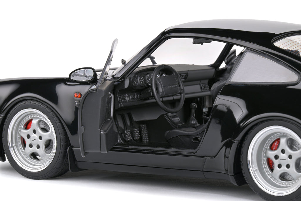 Porsche 911 (964) Carrera 2 Coupé, 3,6 l - schwarz - Solido 1:18