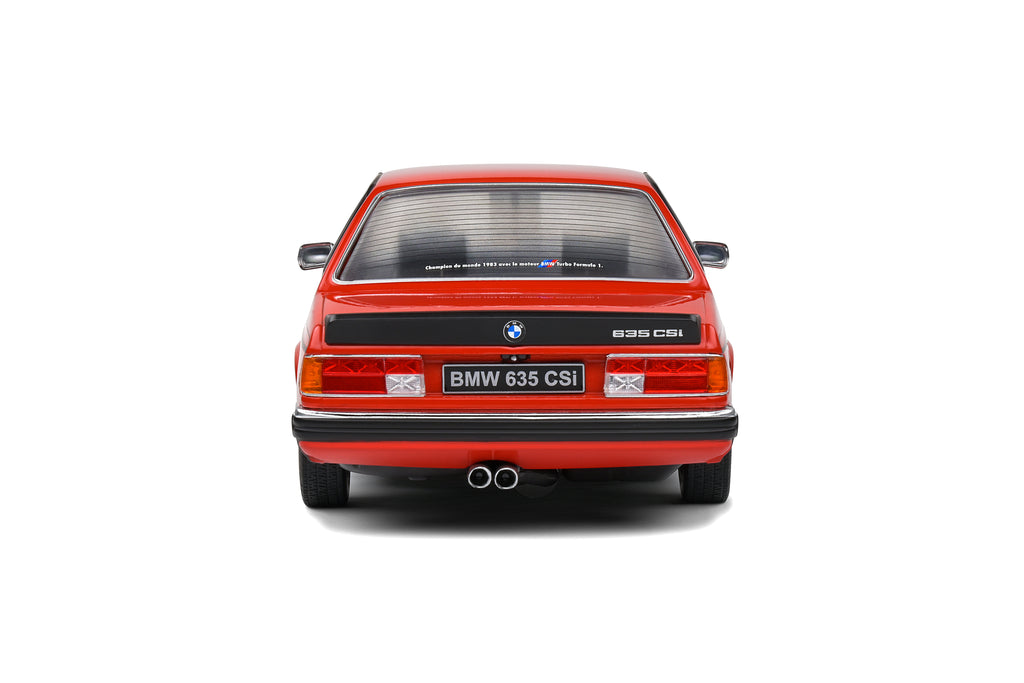 BMW 635 CSi (E24) Modellauto 1:18 – Rot - Solido 1:18