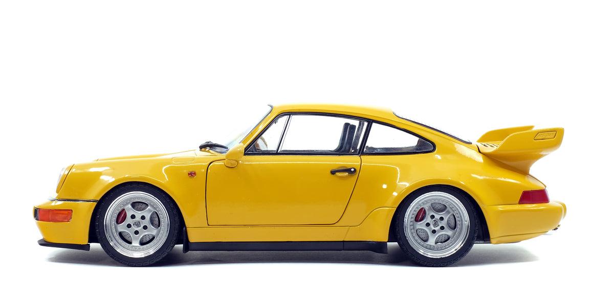Porsche 911 3.8 RS (964) – 1993 – Gelb – Solido 1:18