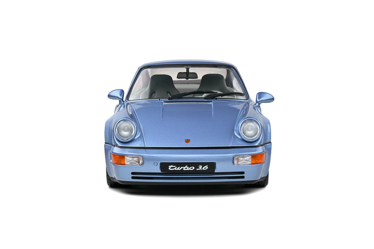 Porsche 911 (964) Turbo – 1990 – blau – Solido 1:18
