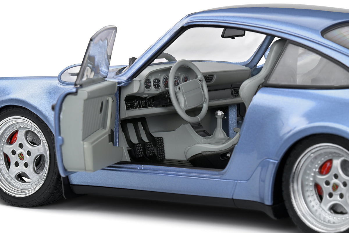 Porsche 911 (964) Turbo – 1990 – blau – Solido 1:18