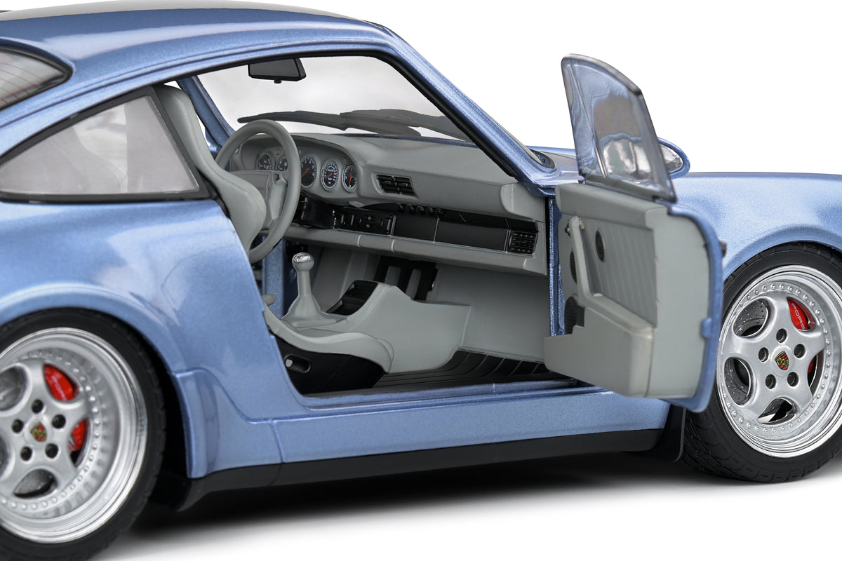 Porsche 911 (964) Turbo – 1990 – blau – Solido 1:18
