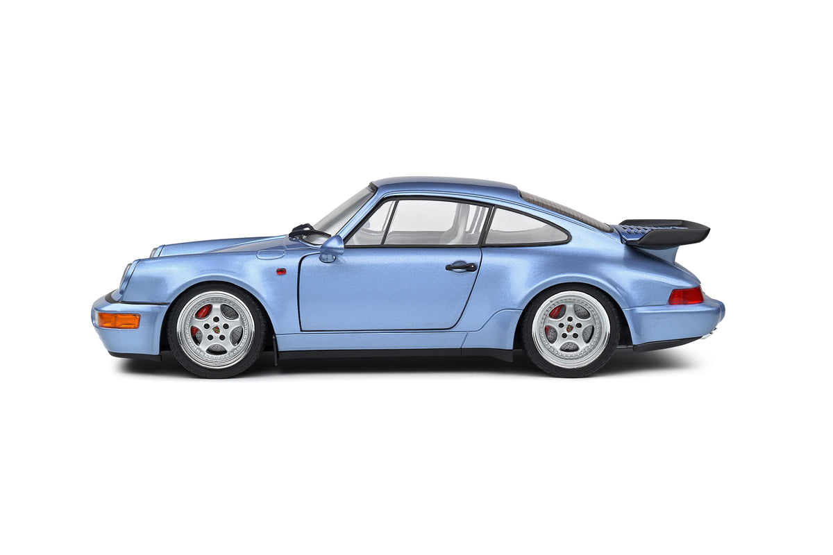 Porsche 911 (964) Turbo – 1990 – blau – Solido 1:18