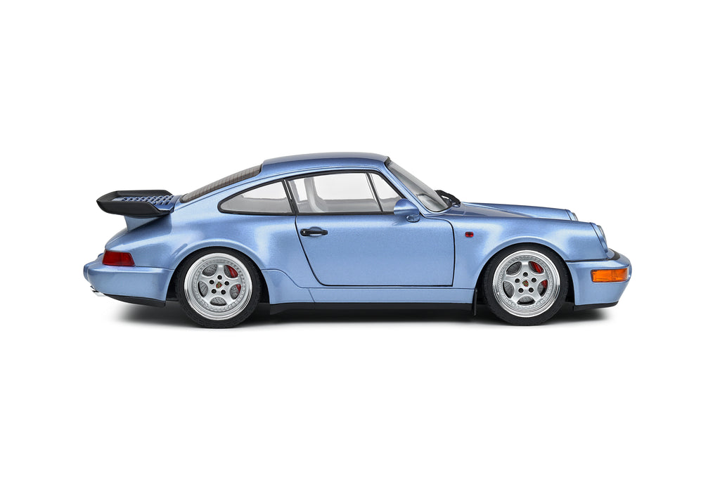 Porsche 911 (964) Turbo – 1990 – blau – Solido 1:18