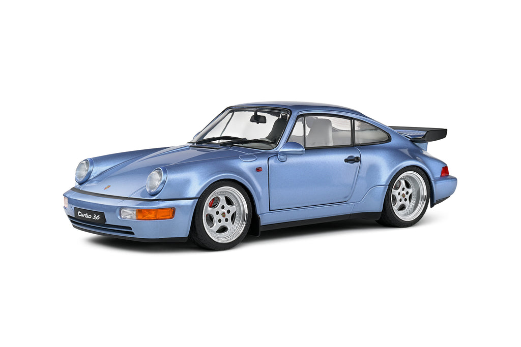 Porsche 911 (964) Turbo – 1990 – blau – Solido 1:18