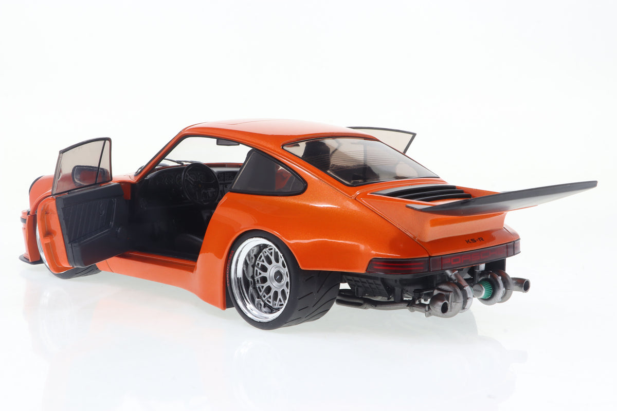 Porsche 911 KS-R by Khyzyl Saleem –  Orange – Solido 1:18