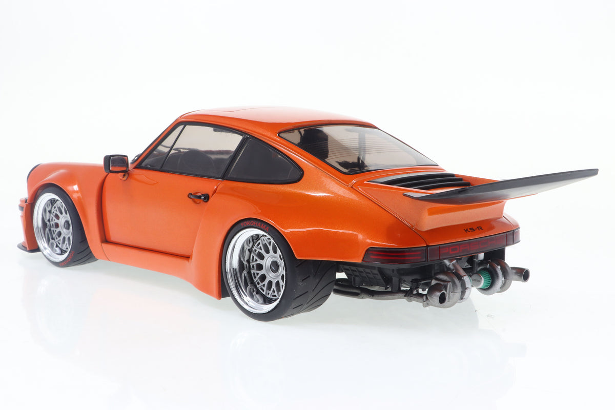 Porsche 911 KS-R by Khyzyl Saleem –  Orange – Solido 1:18