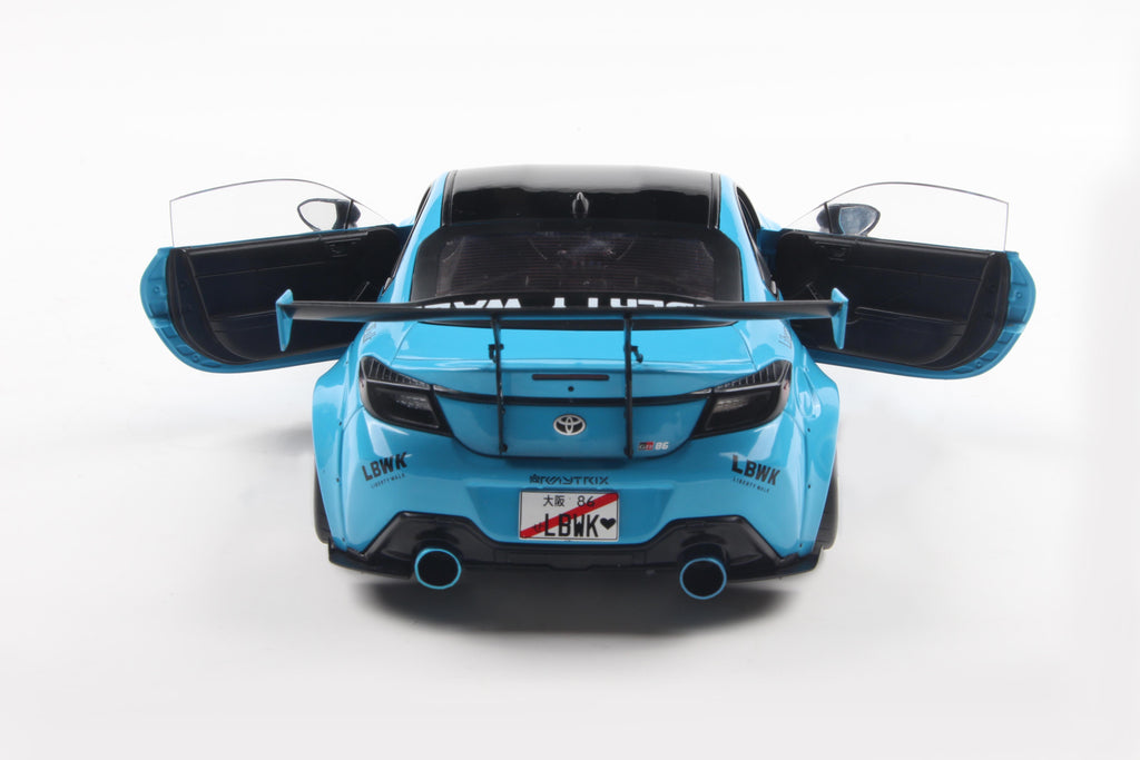 Toyota GR86 LBWK Body Kit – 2021 – Blau – Solido 1:18