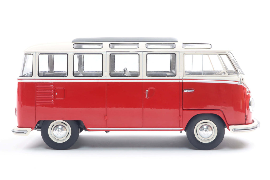 VW T1 21-Window Bus – 1963 – Rot-Weiss – Solido 1:18