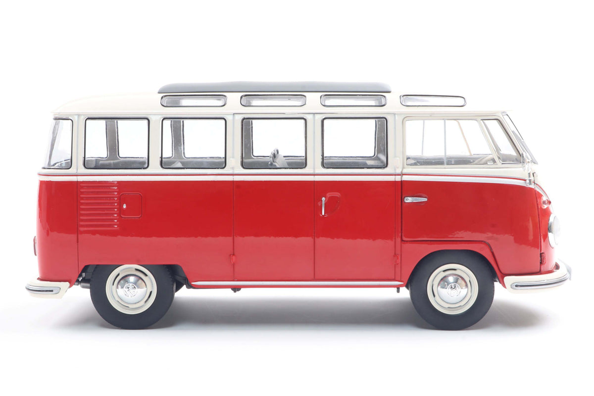 VW T1 21-Window Bus – 1963 – Rot-Weiss – Solido 1:18