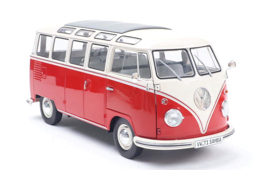 VW T1 21-Window Bus – 1963 – Rot-Weiss – Solido 1:18