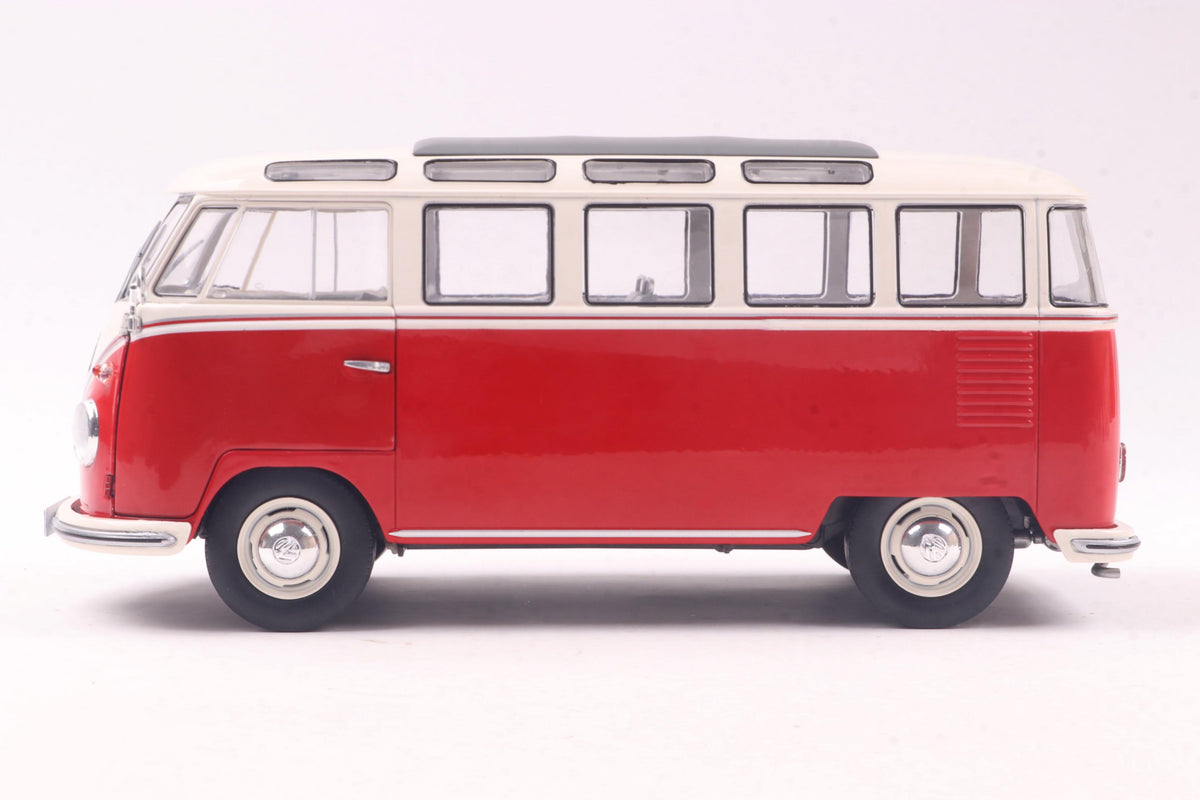 VW T1 21-Window Bus – 1963 – Rot-Weiss – Solido 1:18
