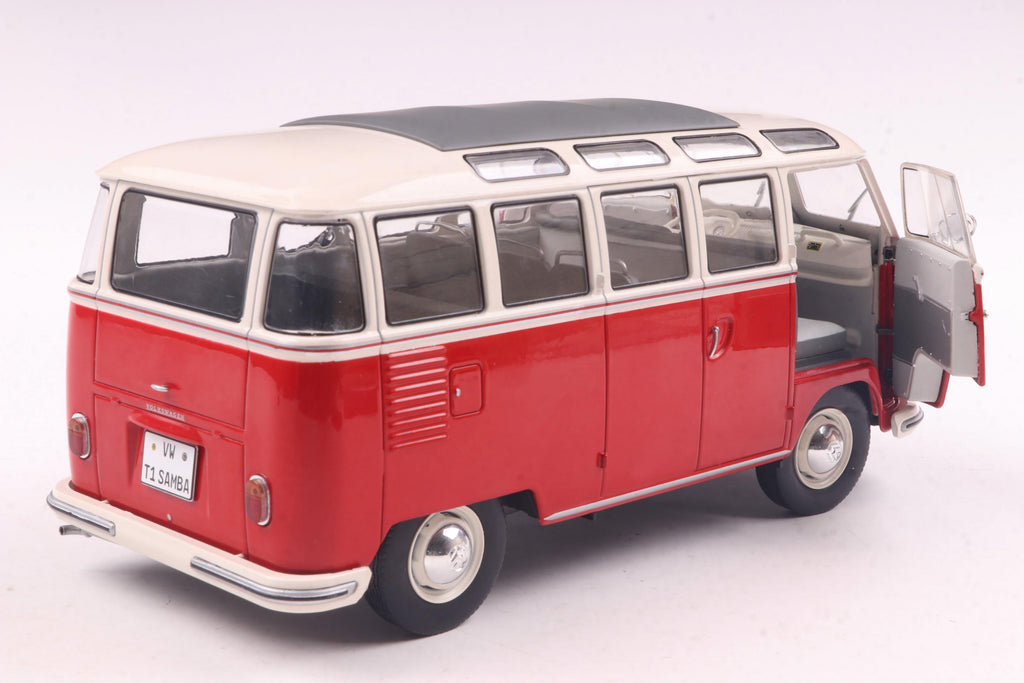 VW T1 21-Window Bus – 1963 – Rot-Weiss – Solido 1:18