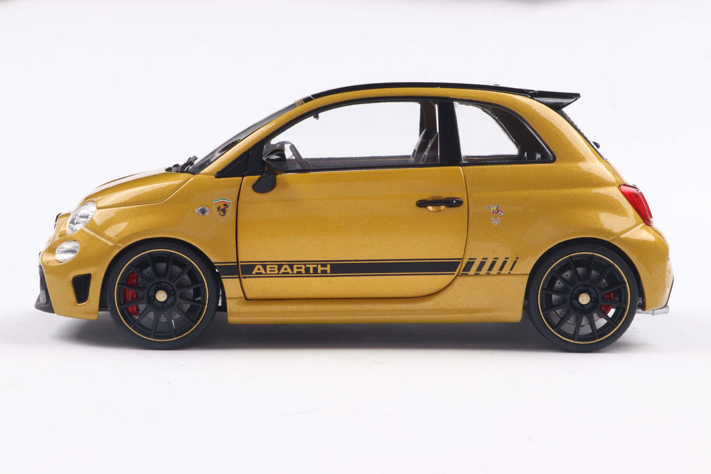 Fiat 595 Abarth – Solido Works – Gelb – Solido 1:18