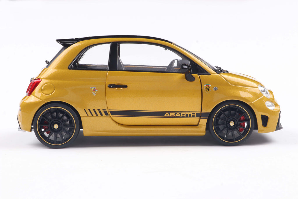 Fiat 595 Abarth – Solido Works – Gelb – Solido 1:18