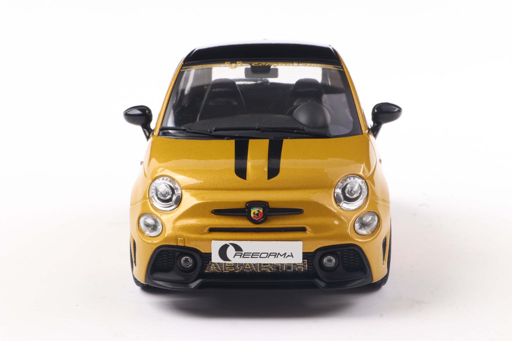 Fiat 595 Abarth – Solido Works – Gelb – Solido 1:18