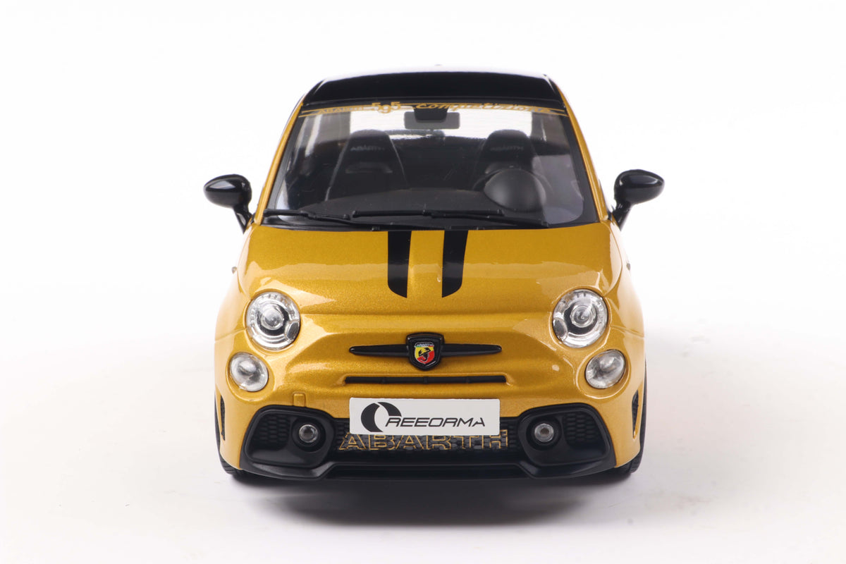 Fiat 595 Abarth – Solido Works – Gelb – Solido 1:18