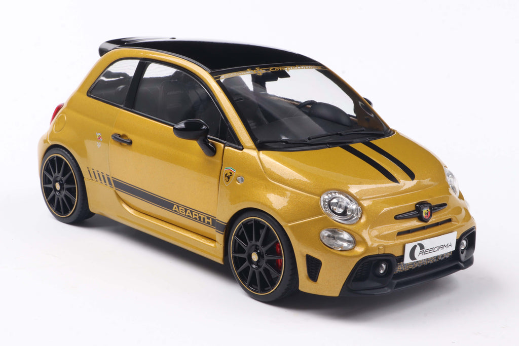 Fiat 595 Abarth – Solido Works – Gelb – Solido 1:18