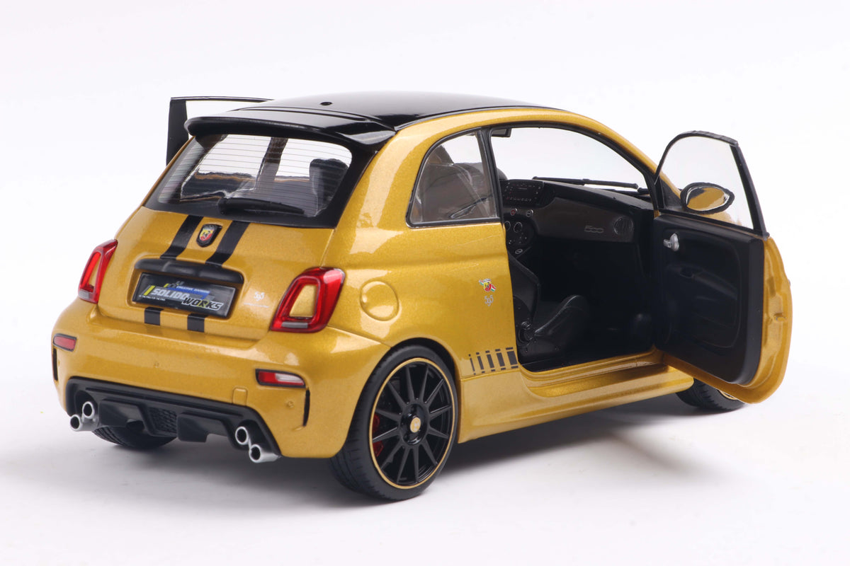 Fiat 595 Abarth – Solido Works – Gelb – Solido 1:18
