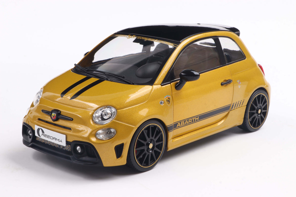 Fiat 595 Abarth – Solido Works – Gelb – Solido 1:18