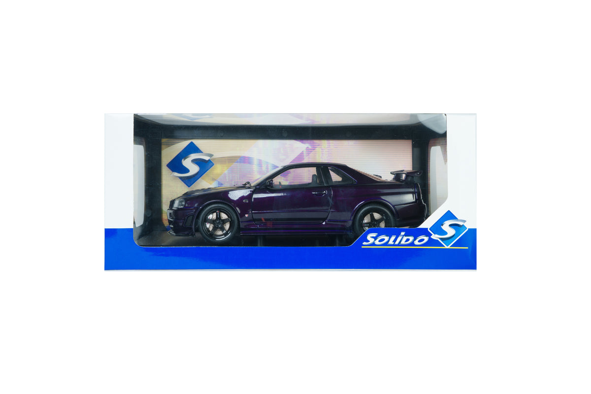 Nissan Skyline GT-R (R34) Z-Tune – 1999 – Midnight Purple – Solido 1:18
