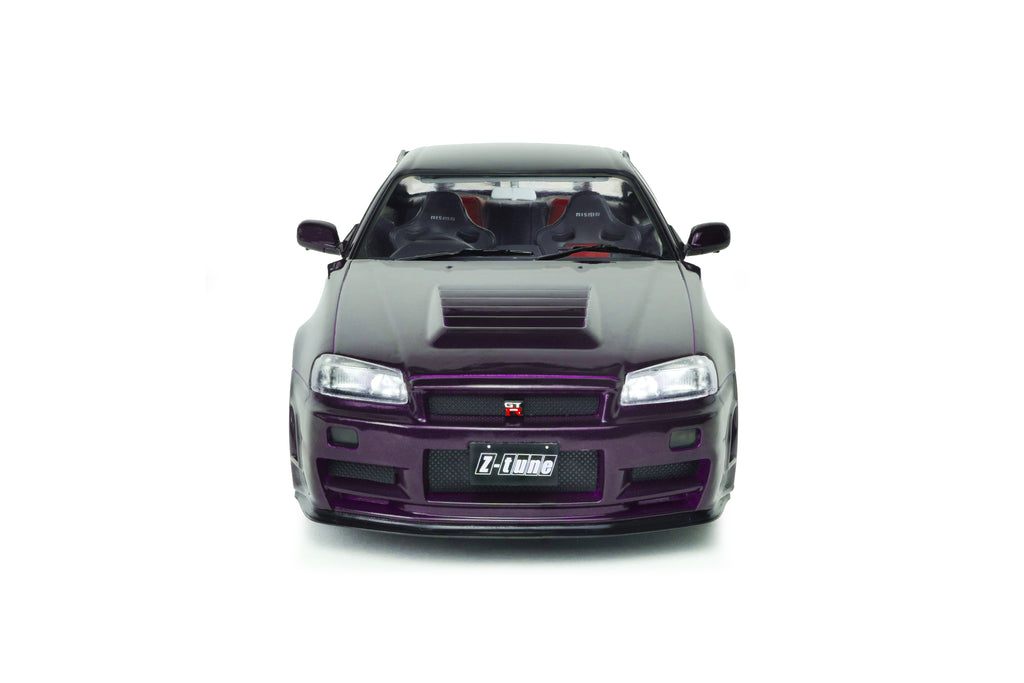 Nissan Skyline GT-R (R34) Z-Tune – 1999 – Midnight Purple – Solido 1:18