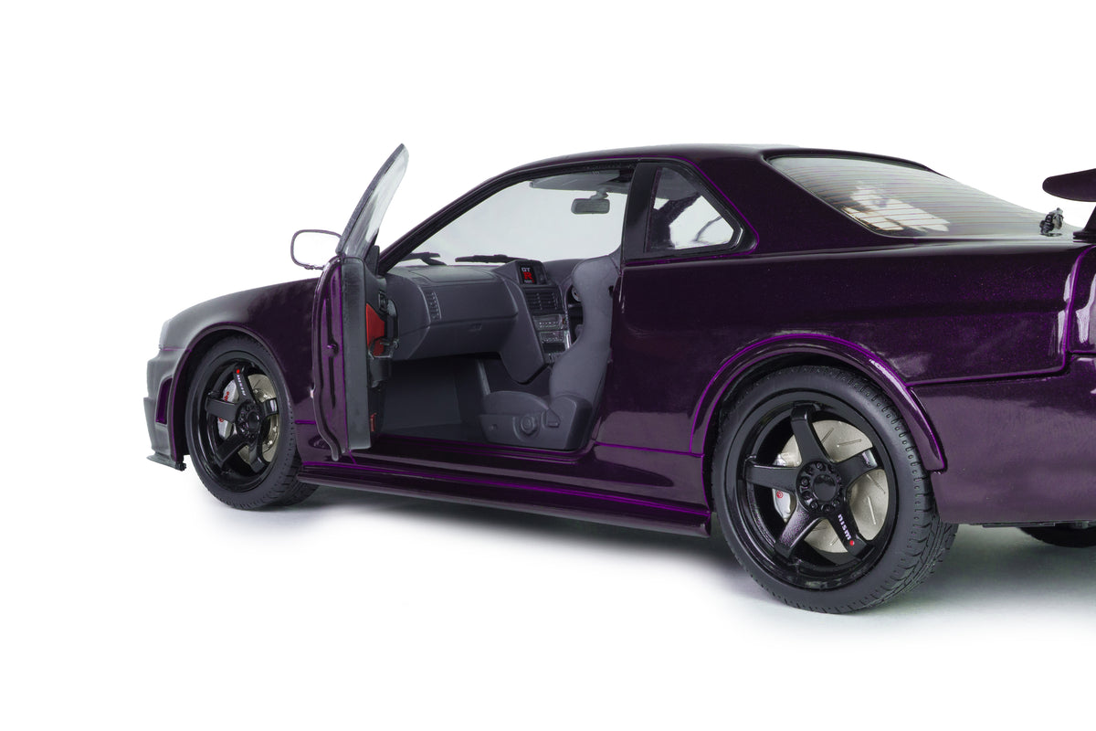 Nissan Skyline GT-R (R34) Z-Tune – 1999 – Midnight Purple – Solido 1:18