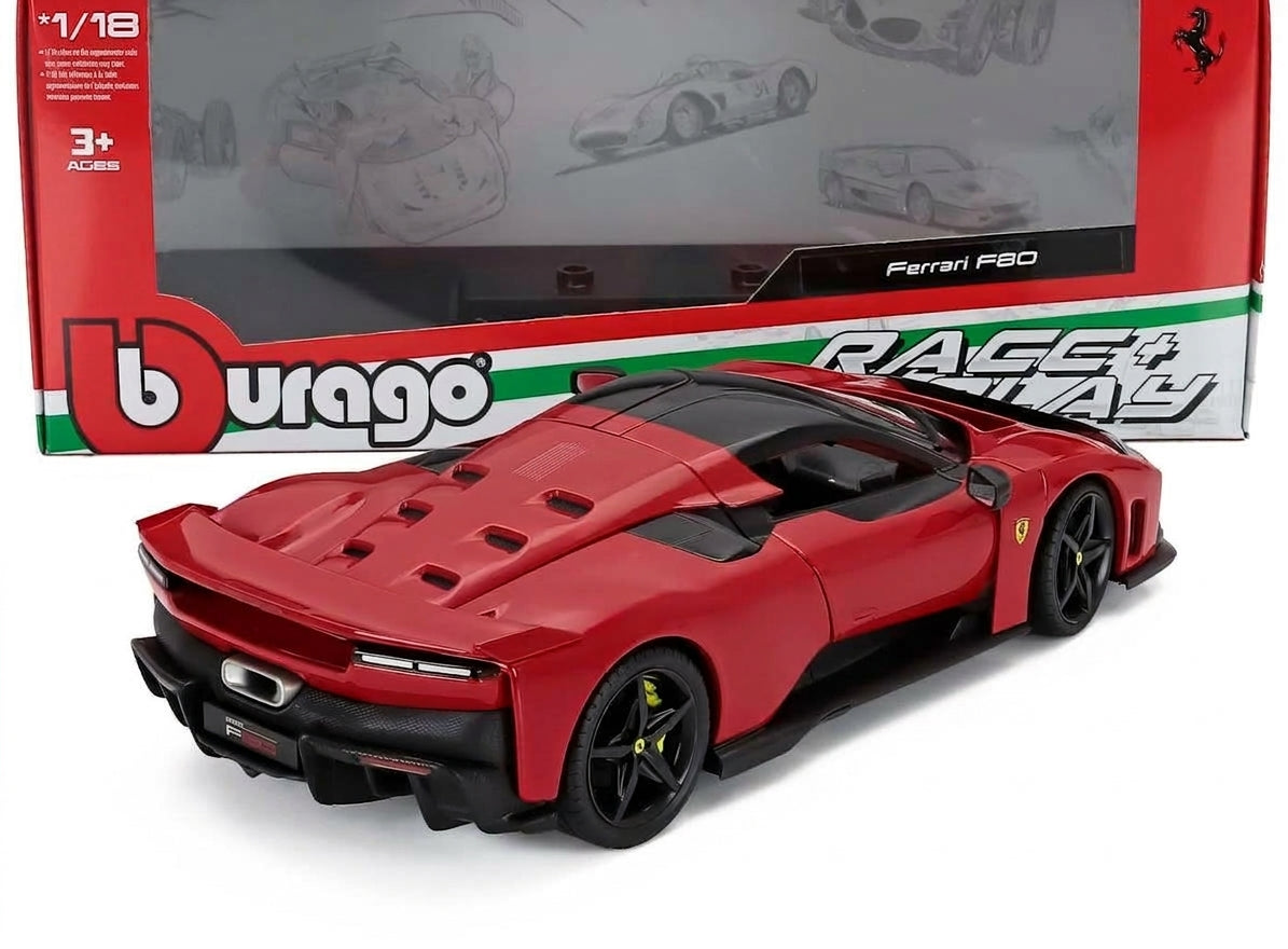 Ferrari F80 (2024) - rot - Bburago 1:18