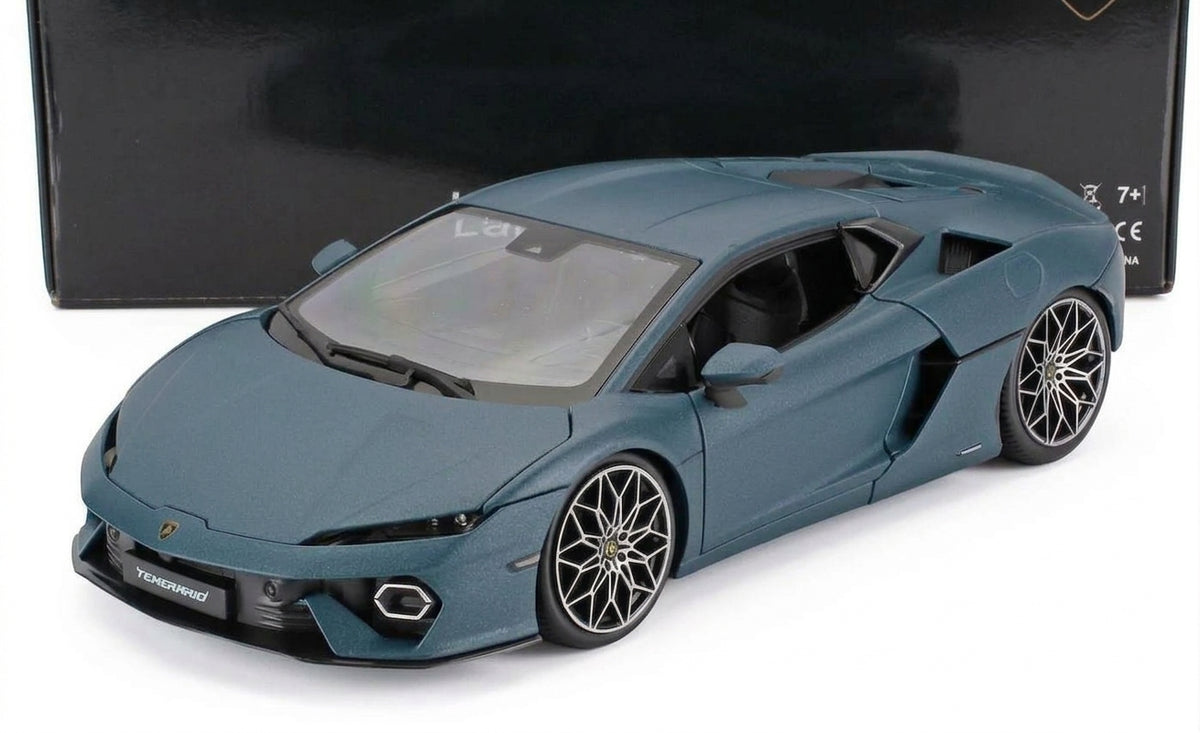 Lamborghini Temerario 2024 -  mattblau - Bburago 1:18
