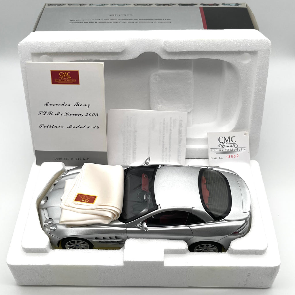 1:18 CMC Mercedes-Benz SLR McLaren, silver metallic M-045E