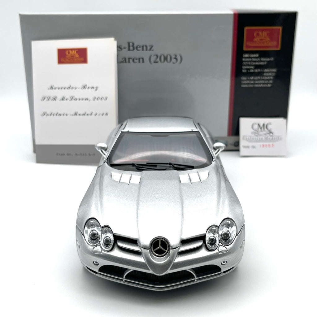 1:18 CMC Mercedes-Benz SLR McLaren, silver metallic M-045E