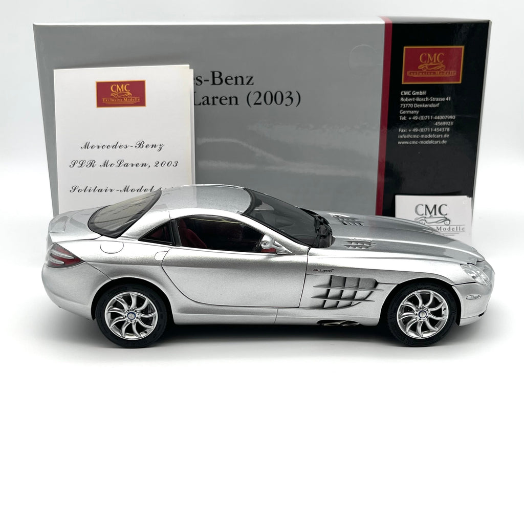 1:18 CMC Mercedes-Benz SLR McLaren, silver metallic M-045E