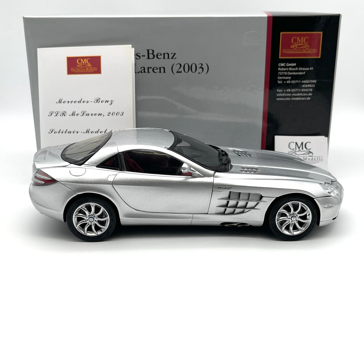 Mercedes-Benz SLR McLaren - Silber metallic - CMC 1:18