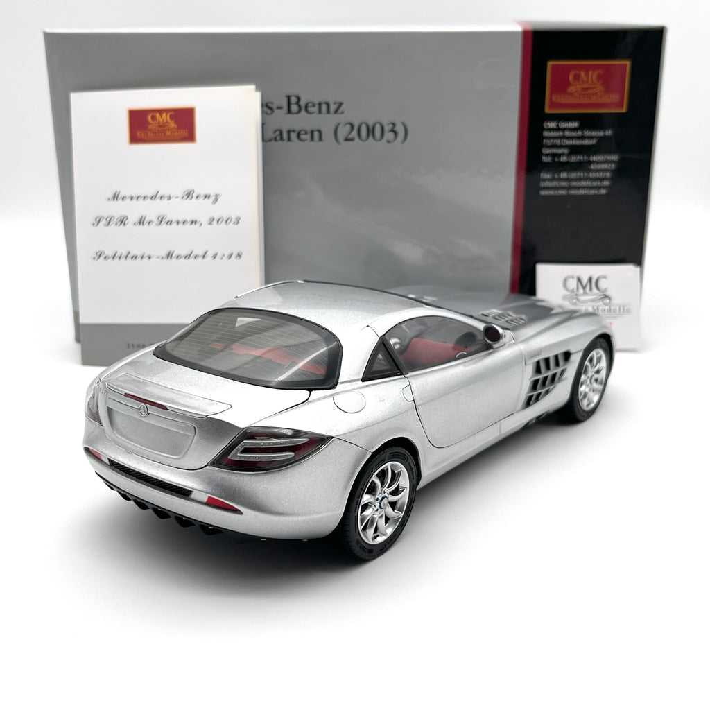 1:18 CMC Mercedes-Benz SLR McLaren, silver metallic M-045E