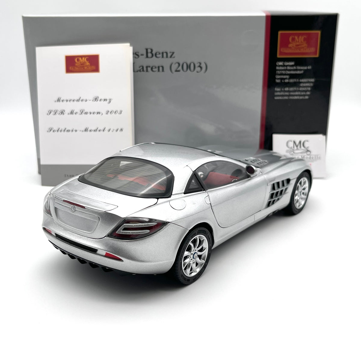 Mercedes-Benz SLR McLaren - Silber metallic - CMC 1:18