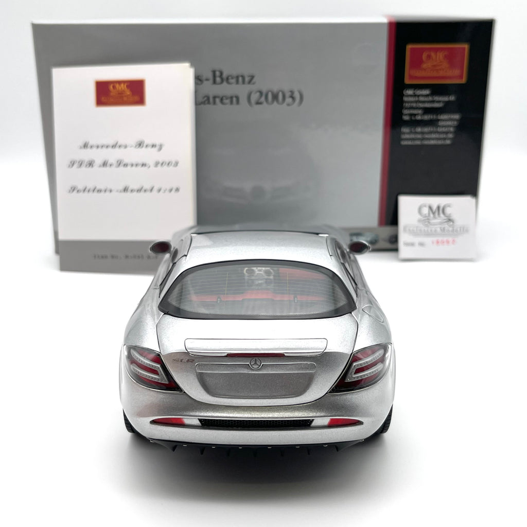 1:18 CMC Mercedes-Benz SLR McLaren, silver metallic M-045E