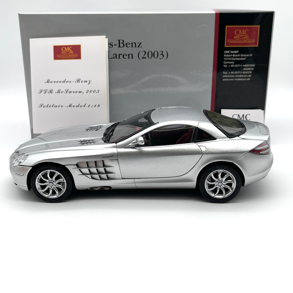 1:18 CMC Mercedes-Benz SLR McLaren, silver metallic M-045E