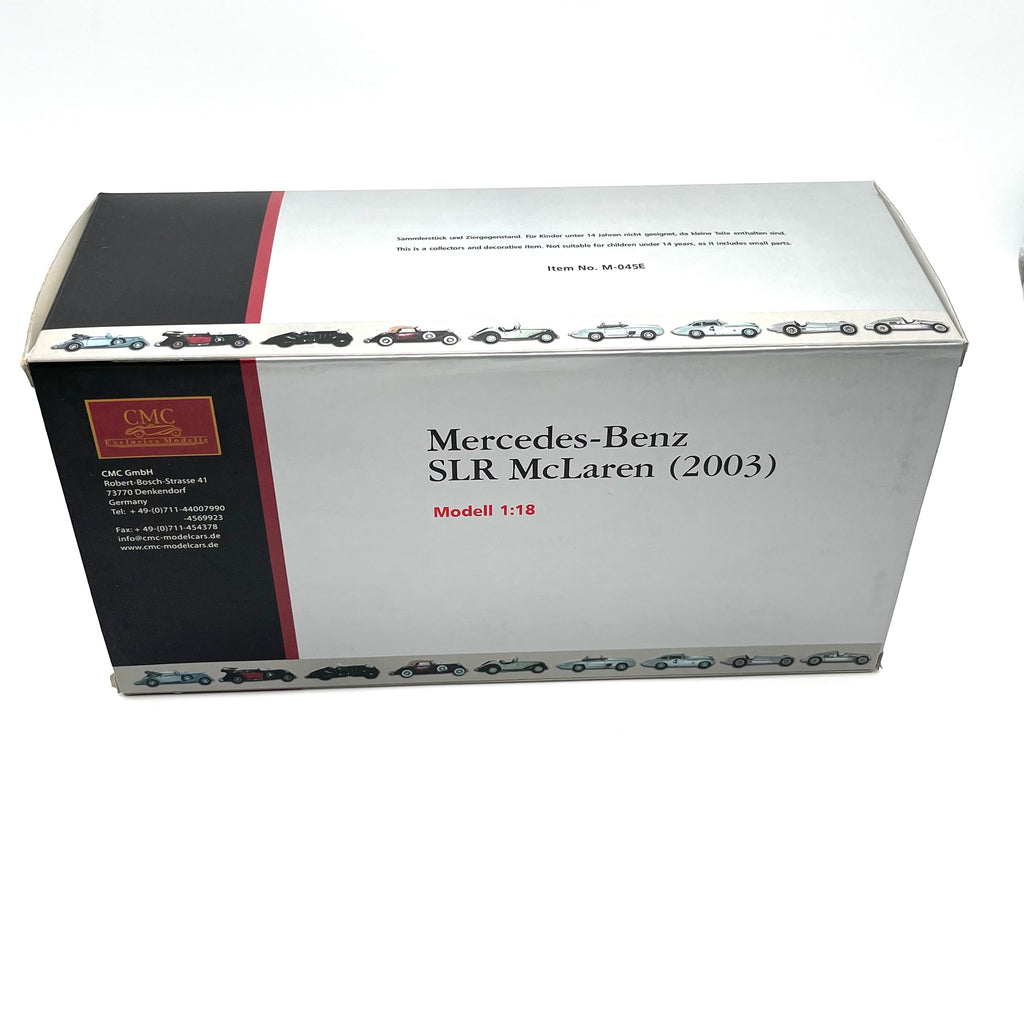 1:18 CMC Mercedes-Benz SLR McLaren, silver metallic M-045E