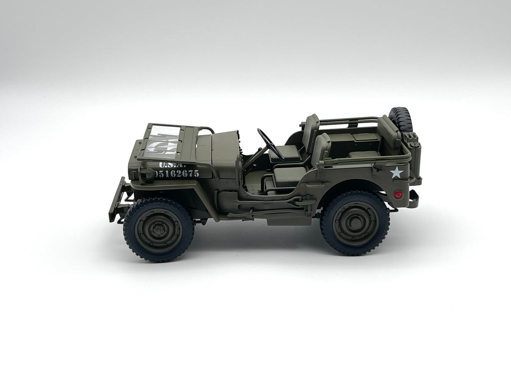 Willys Jeep, U.S. Army - grün -  Welly 1:18